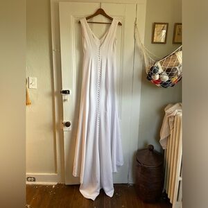 Handmade in Greece, never been worn wedding dress